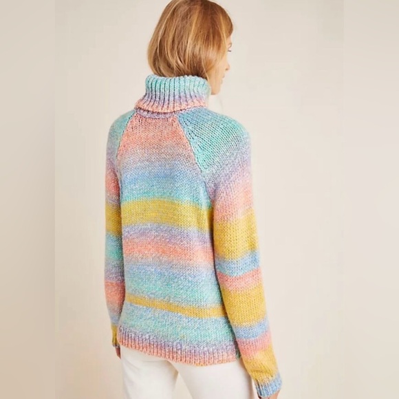 Anthropologie T.la Rainbow Sweater - Picture 5 of 8